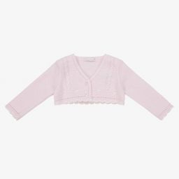 Dr. Kid-Baby Girls Pink Bolero Cardigan | Childrensalon Outlet