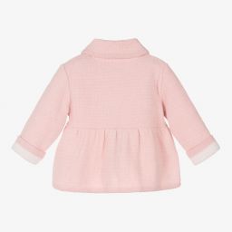Dr. Kid-Baby Girls Pink Knitted Jacket | Childrensalon Outlet