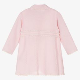 Dr. Kid-Baby Girls Pink Wool Cardigan | Childrensalon Outlet
