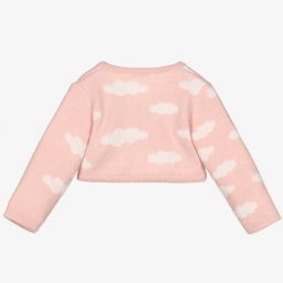 Dr. Kid-Baby Girls Pink Wool Cardigan | Childrensalon Outlet