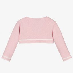Dr. Kid-Baby Girls Pink Wool Cardigan | Childrensalon Outlet