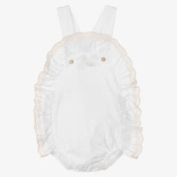 Dr. Kid-Белый хлопковый песочник | Childrensalon Outlet