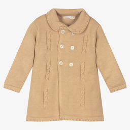 دكتور كيد-Beige Knitted Cardigan | Childrensalon Outlet