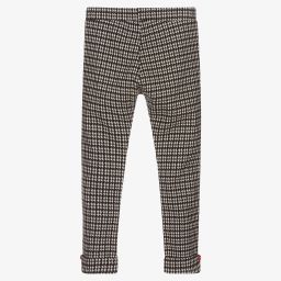 Dr. Kid-Black Houndstooth Leggings | Childrensalon Outlet
