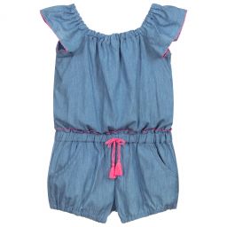Dr. Kid-Blue Chambray Playsuit | Childrensalon Outlet