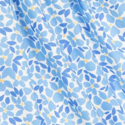 Dr. Kid-Blue Floral Cotton Dress | Childrensalon Outlet