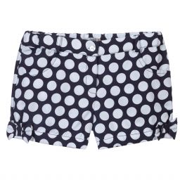 Dr. Kid-Blue & White Polka Dot Shorts | Childrensalon Outlet