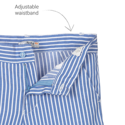 Dr. Kid-Blue & White Striped Shorts | Childrensalon Outlet