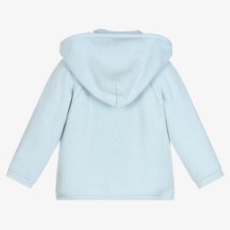 Dr. Kid-Blue Wool Blend Baby Cardigan | Childrensalon Outlet