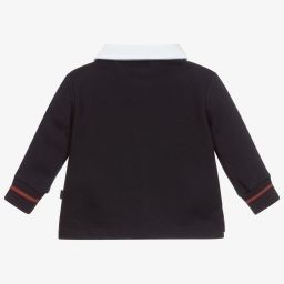 Dr. Kid-Синяя рубашка регби из хлопка для мальчиков | Childrensalon Outlet