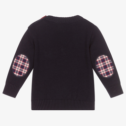 Dr. Kid-Boys Blue School Bus Sweater | Childrensalon Outlet