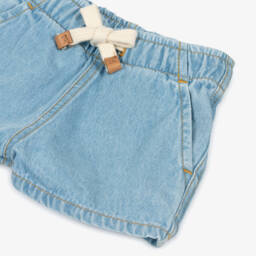 Dr. Kid-Boys Chambray Comfort Denim Shorts | Childrensalon Outlet