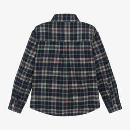 Dr. Kid-Boys Checkered Cotton Long Sleeve | Childrensalon Outlet
