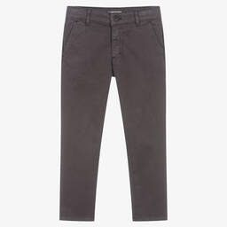 Dr. Kid-Boys Dark Grey Cotton Trousers | Childrensalon Outlet