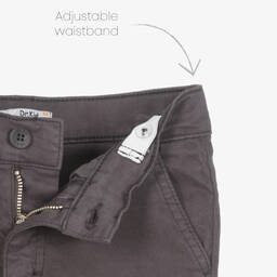 Dr. Kid-Boys Dark Grey Cotton Trousers | Childrensalon Outlet