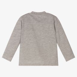 Dr. Kid-Boys Grey Cotton Top | Childrensalon Outlet