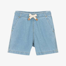 Dr. Kid-Boys Light Chambray Tie-Waist Shorts | Childrensalon Outlet
