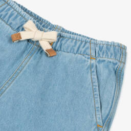 Dr. Kid-Boys Light Chambray Tie-Waist Shorts | Childrensalon Outlet