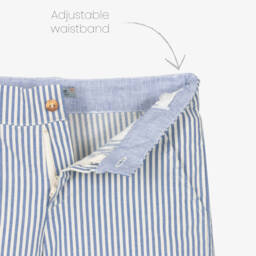 Dr. Kid-Boys Nautical Stripe Cotton Shorts | Childrensalon Outlet