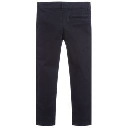 Dr. Kid-Boys Navy Blue Chino Trousers | Childrensalon Outlet
