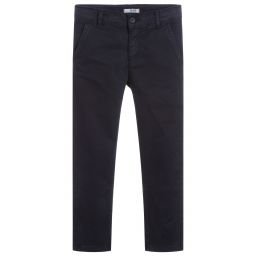 Dr. Kid-Boys Navy Blue Chino Trousers | Childrensalon Outlet