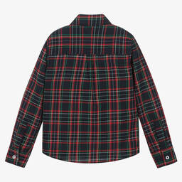 Dr. Kid-Хлопковая рубашка в красно-синюю клетку | Childrensalon Outlet