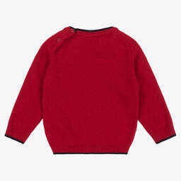 Dr. Kid-Boys Red Knitted Toy Soldier Sweater | Childrensalon Outlet