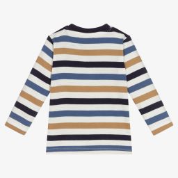 Dr. Kid-Boys Striped Cotton Top | Childrensalon Outlet
