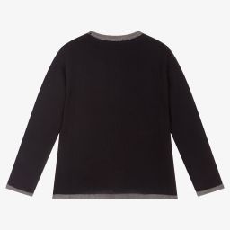 Dr. Kid-Girls Blue Cotton Cardigan | Childrensalon Outlet