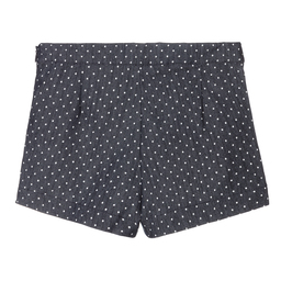 Dr. Kid-Girls Blue Cotton Shorts | Childrensalon Outlet