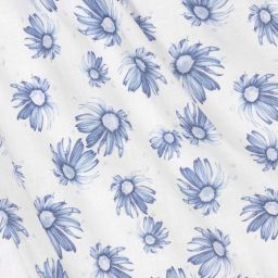 Dr. Kid-Голубая блузка в цветочек для девочек | Childrensalon Outlet