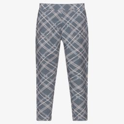 Dr. Kid-Girls Blue & Pink Leggings | Childrensalon Outlet