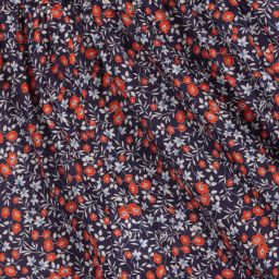 Dr. Kid-Girls Blue & Red Floral Dress | Childrensalon Outlet