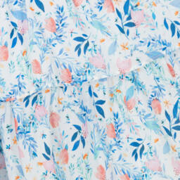 Dr. Kid-Легкое платье с синим принтом для девочек | Childrensalon Outlet