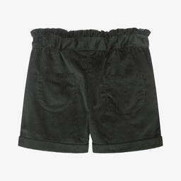 Dr. Kid-Girls Green Corduroy Shorts | Childrensalon Outlet