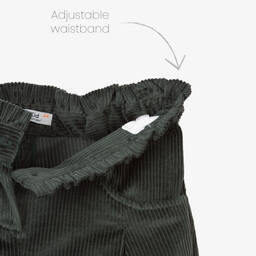 Dr. Kid-Girls Green Corduroy Shorts | Childrensalon Outlet