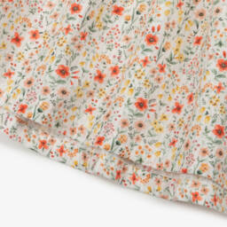 Dr. Kid-Girls Ivory Blossom Pattern Dress | Childrensalon Outlet