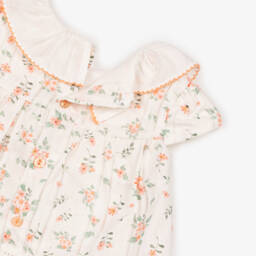 Dr. Kid-Girls Pastel Orange Knit Ensemble | Childrensalon Outlet