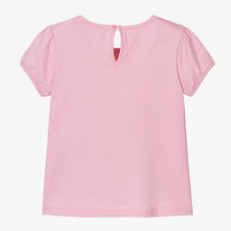Dr. Kid-Girls Pink Cotton T-Shirt | Childrensalon Outlet