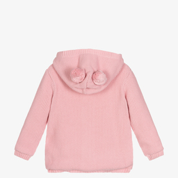 Dr. Kid-Girls Pink Knitted Cardigan | Childrensalon Outlet