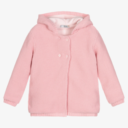 Dr. Kid-Girls Pink Knitted Cardigan | Childrensalon Outlet