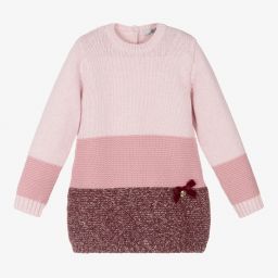 دكتور كيد-Girls Pink Knitted Sweater | Childrensalon Outlet