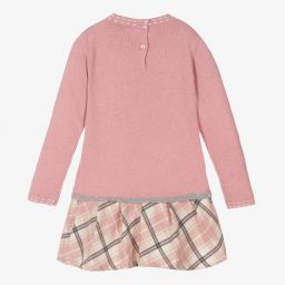 Dr. Kid-Girls Pink Wool Blend Dress | Childrensalon Outlet