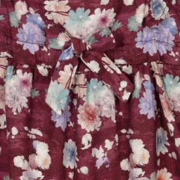 Dr. Kid-Girls Red Floral Viscose Dress | Childrensalon Outlet