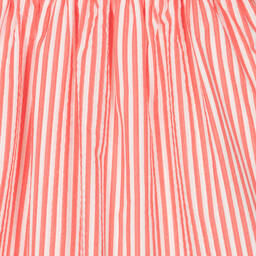 Dr. Kid-Girls Red Striped Cotton Dress | Childrensalon Outlet