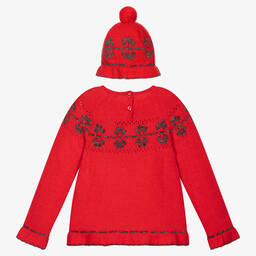 Dr. Kid-Красный свитер и шапочка | Childrensalon Outlet