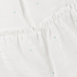 Dr. Kid-Girls Scalloped Cotton Blouse in White | Childrensalon Outlet