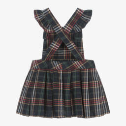 Dr. Kid-Girls Tartan Cotton Pinafore | Childrensalon Outlet