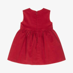 Dr. Kid-Girls Velvet Dress with Bow | Childrensalon Outlet