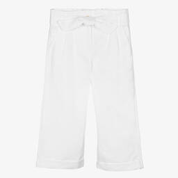 Dr. Kid-Широкие белые брюки из льна | Childrensalon Outlet